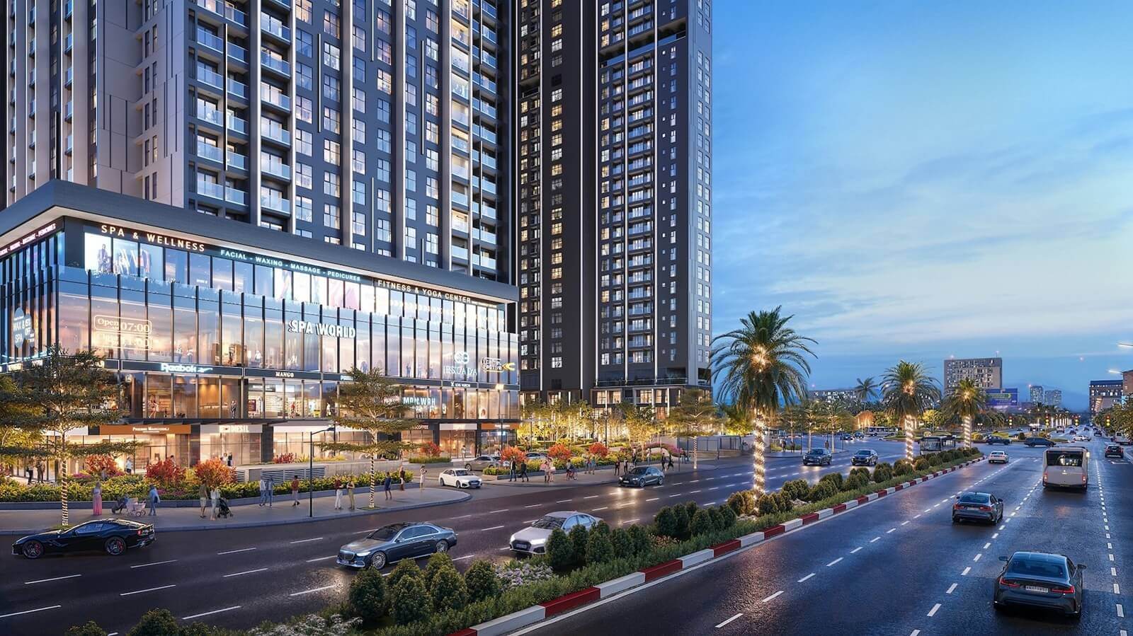 shophouse khối đế chung cư Emerald Park Mê Linh