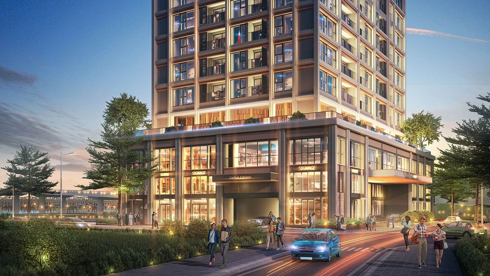 shophouse khối đế Emerald Park Mê Linh