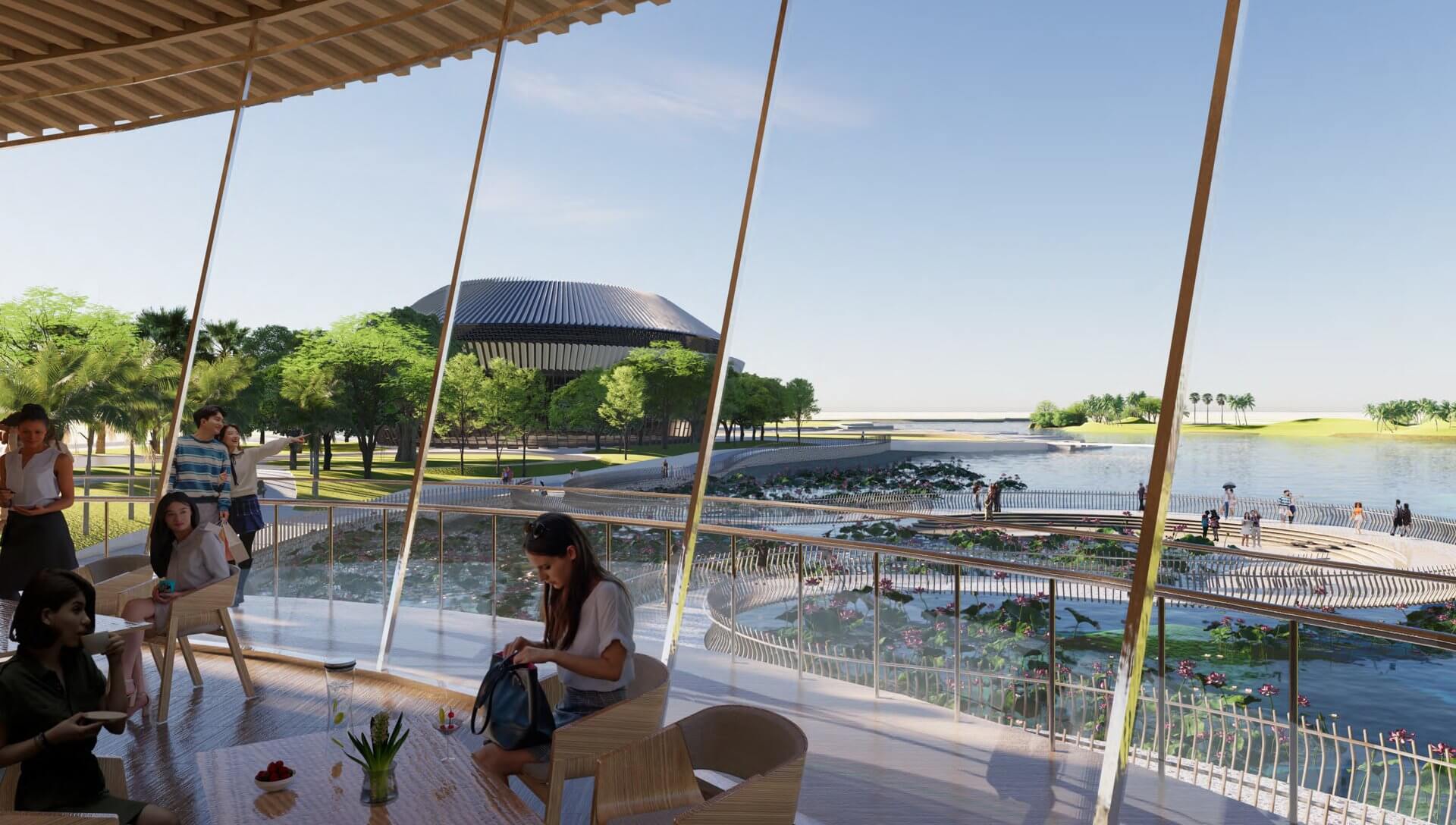 tiện ích dự án Forestia Lake Mê Linh