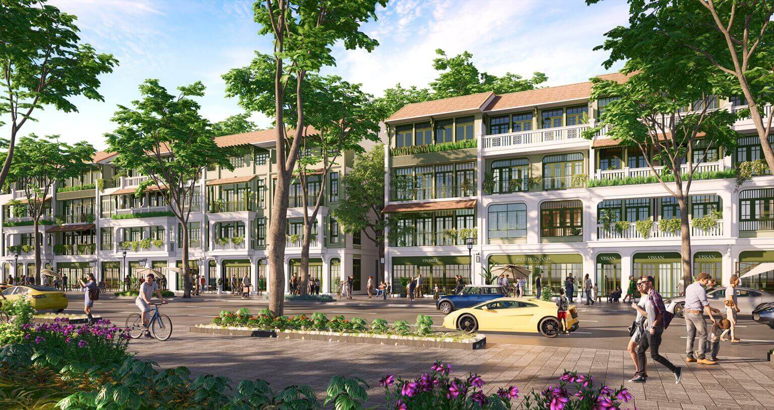 liền kề townhouse Forestia Lake Mê Linh