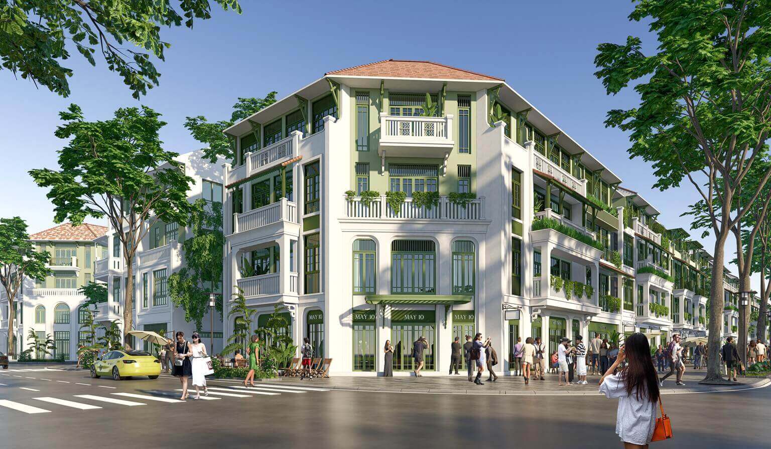 liền kề townhouse Forestia Lake Mê Linh